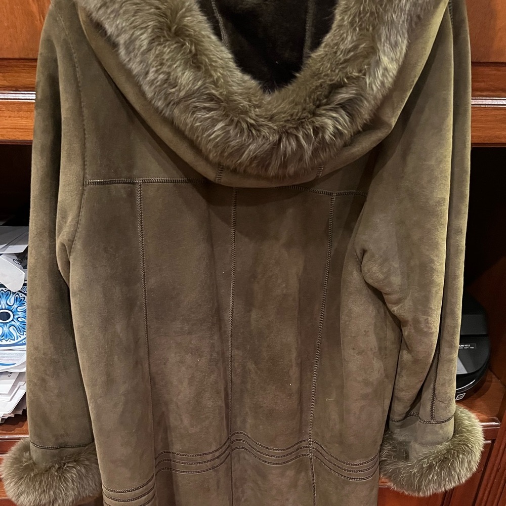 Women's Fur & shearling Hooded Coat